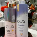 Olay Renewing Retinol Serum Complex Bodywash 20flo & Olay Collagen Peptide 24HR Moisturizing Body Lotion 17floz