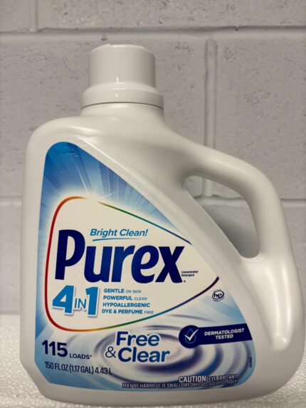 Purex 4in1 Free & Clear Laundry Detergent115 loads - 150floz