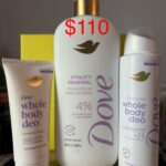 Dove Bodywash- Vitality Renewal 4% Restoring Serum with Collagen - (3pc Set) Sweet Lilac Cream