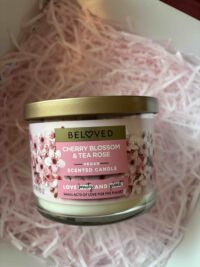 Beloved 3-Wick Candle Collection: Cherry Blossom & Tea Rose "Vegan Scented Candle"