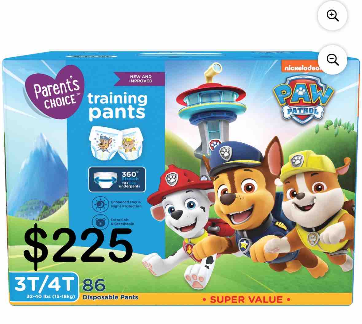 Baby Care Products-IndraOneOfaKind Saint Lucia-BC-IC-IN-IB-C-S-$-1#9M-#42-1-6-1-10-1-7 59-1-1#-1-1-1-1- Paw Patrol Parents' Choice Training Pants (Pull-Ups) 3t/4t-86ct (Boy) - Image 1