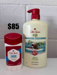 Old Spice Clean & Fresh Bodywash "Fiji" with notes of Palm Tree Notes  33floz + Deodorant Fresh