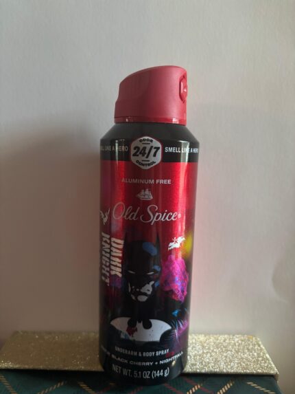 Old Spice "Dark Knight " Black Cherry + Nightfall -Underarm  Spray 5.0 floz
