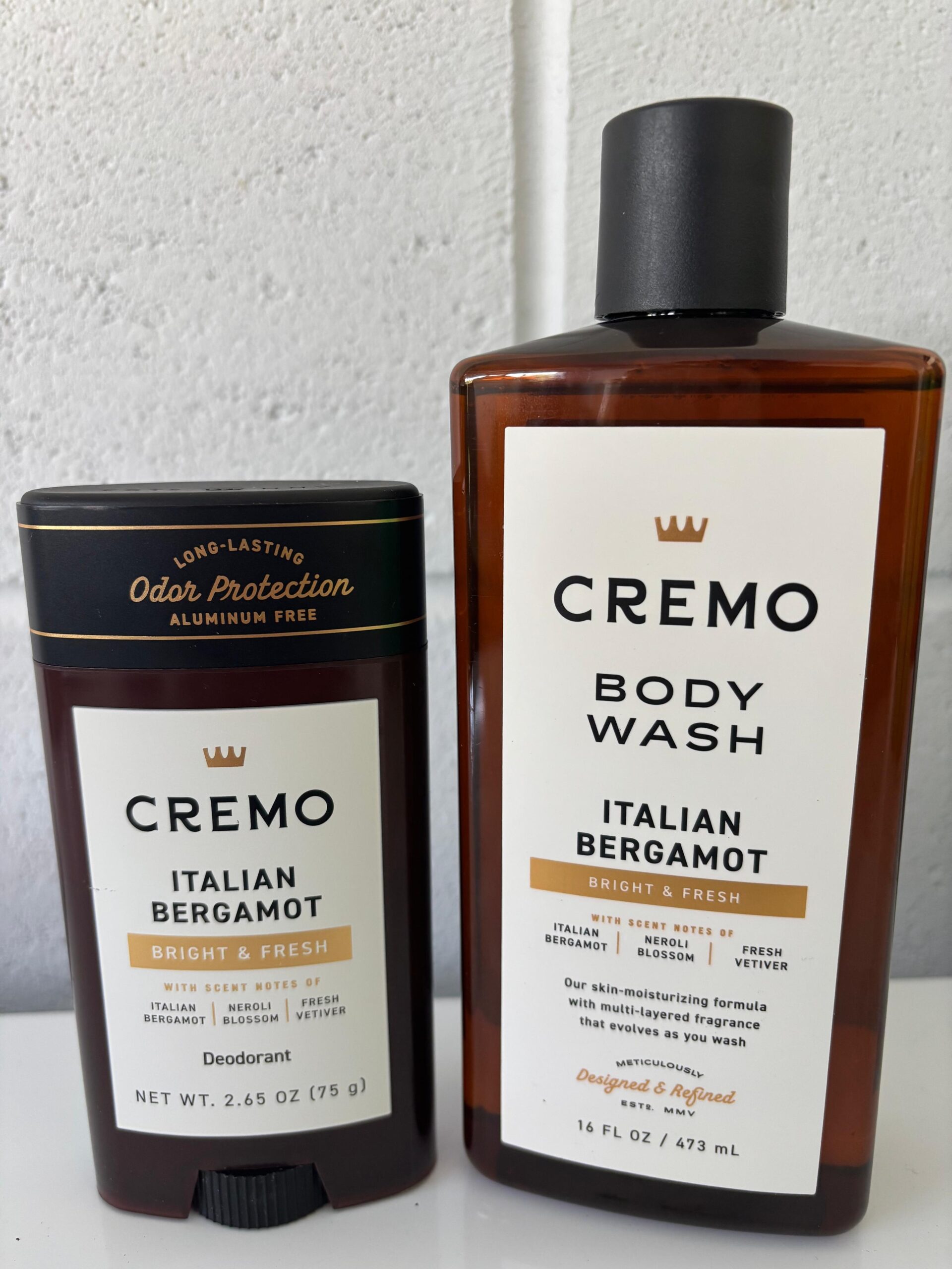 a40 Cremo Body Wash "Italian Bergamot Bright + Fresh (Wash & Deodorant) - Image 1