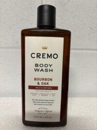 Cremo Body Wash "Bourbon & Oak" Bold & Refined Scent