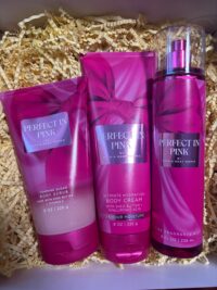 B&B Women Shop Collection: [Women 3pc Set] Perfect in Pink - (Lotion & Mist& Scrub)