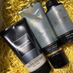 B&B  Men Shop Collection:  [Men 3pc Set] Graphite (Men Deodorizing Spray, Scrub + Lotion)