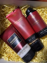 B&B  Men Shop Collection:  [Men 3pc Set] Bourbon (Men Deodorizing Spray, Scrub + Lotion)