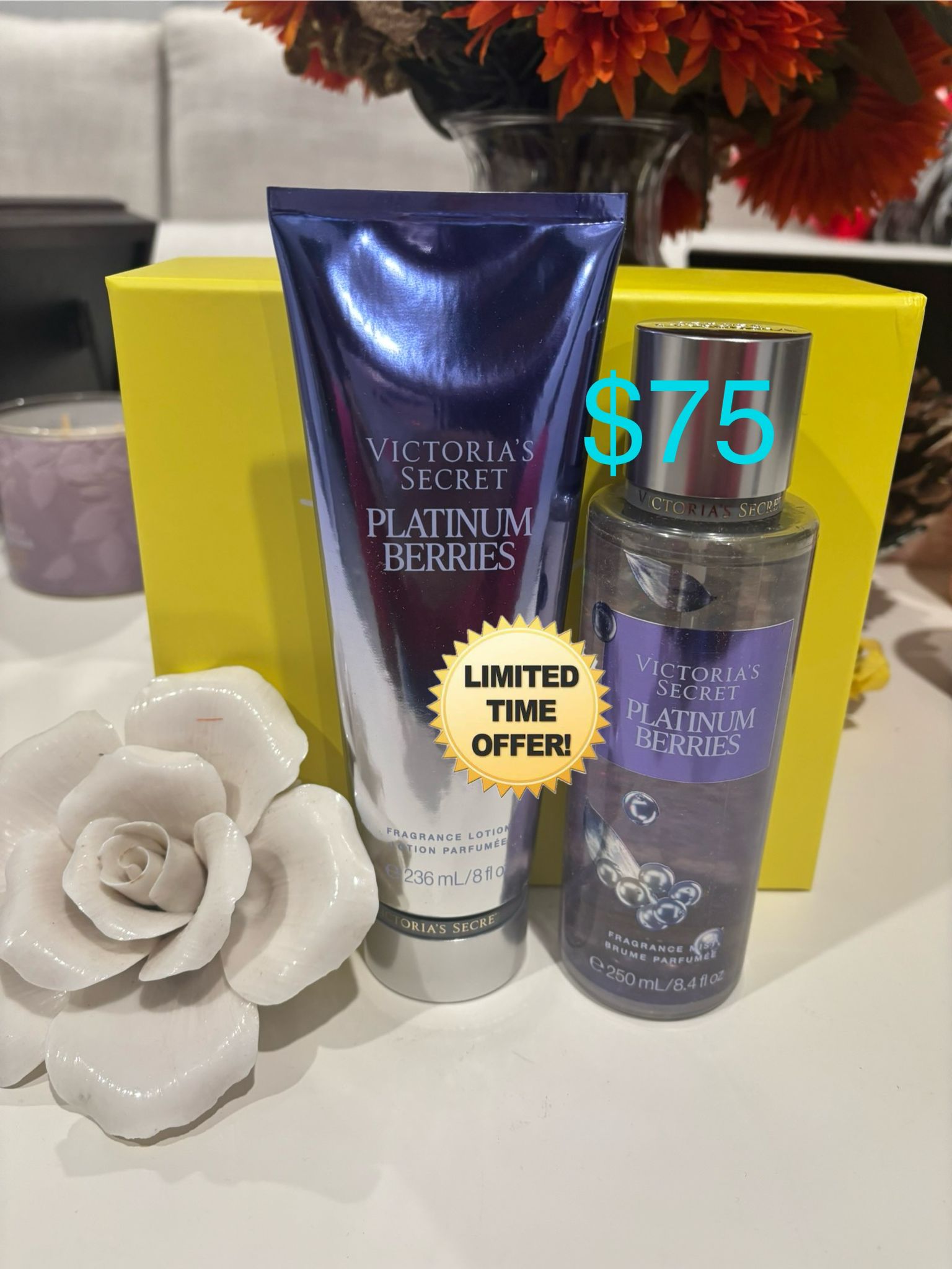 g42 VS: Platinum Berries 2pc Set (Mist + Lotion) - Image 1