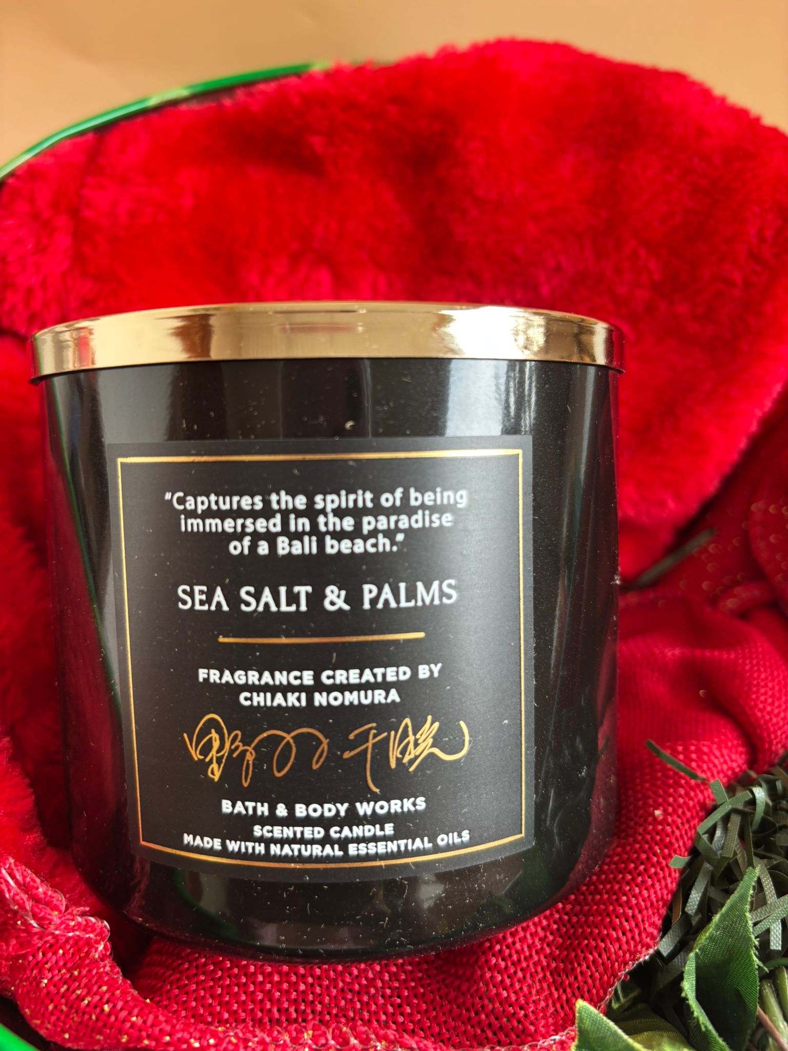 h1 B&B 3-Wick Candle Collection: Sea Salt & Palms - Image 1