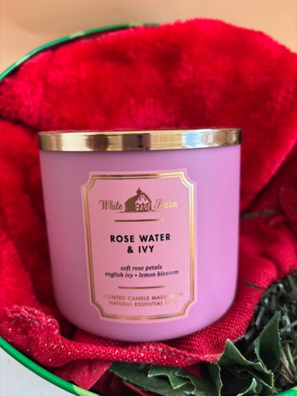 B&B 3-Wick Candle Collection: Rose Water & Ivy