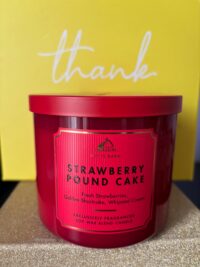 B&B 3-Wick Candle Collection: Strawberry Pound Cake - Image 3