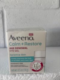 Aveeno Calm+Restore Age Renewal Eye Gel - Sensitive Skin .5oz