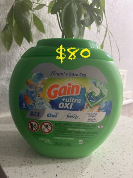 Gain Flings + Ultra OXI "Waterfall Delight"-42 Pacs Capsules