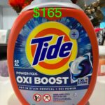 Tide Power Pods Oxi Boost set in Stain Removal + OXI Power - 45ct