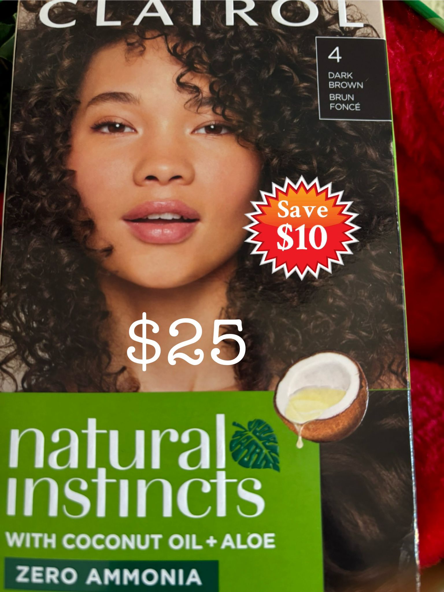 0014 Clairol - #4 Dark Brown - Natural Instincts - Image 1