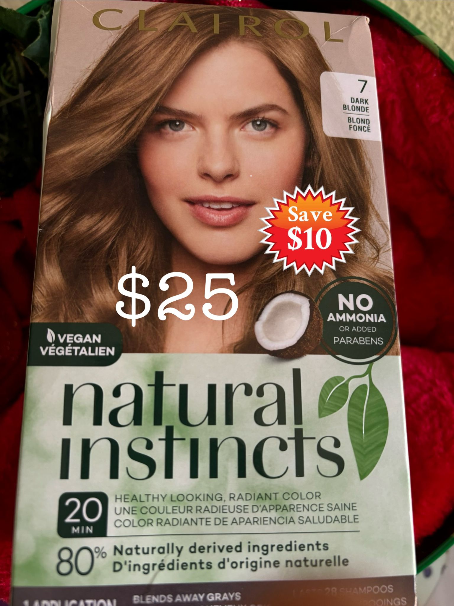 0015 Clairol - #7 Dark Blonde- Natural Instincts - Image 1