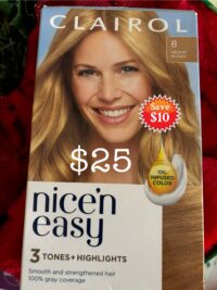 Clairol - #8 Medium Blonde - Nice & Easy