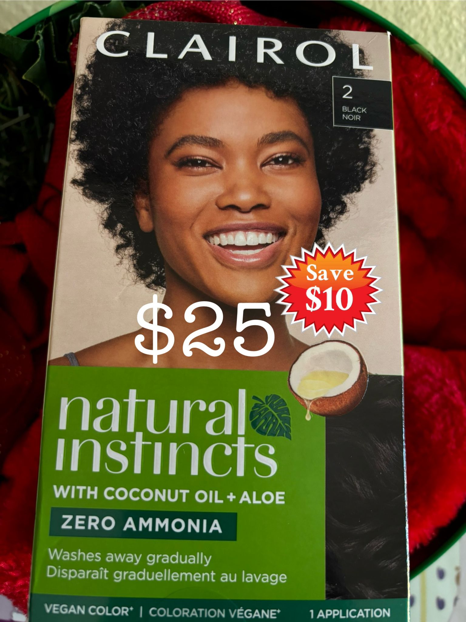 0021 Clairol - #2 Black Noir - Natural Instincts - Image 1