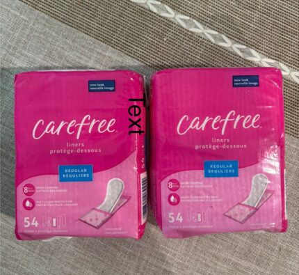 Carefree Ultra thin Regular  Panty Liners -54ct