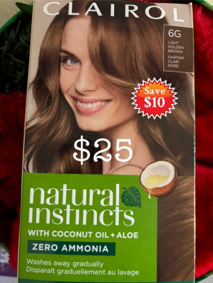 Clairol - #6G Light Golden Brown  - Natural Instincts
