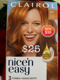 Clairol - #8R Medium Reddish Blonde  - Nice & Easy