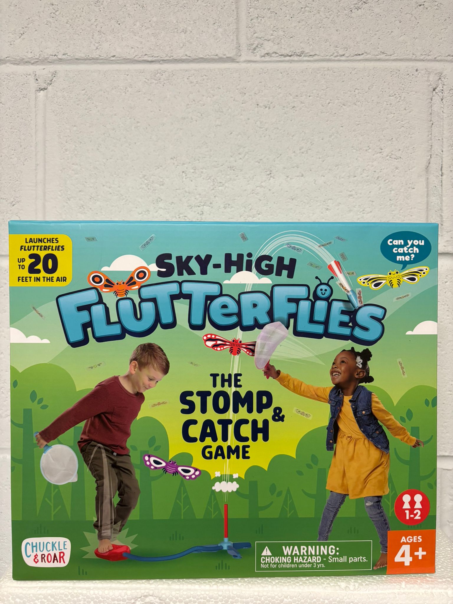 21e1f13c-9793-4488-ae4f-b54a99a2198f Sky-High Flutter flies - The Stomp & Catch Game age 4+ - Image 1