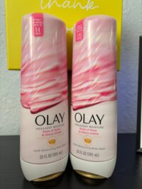 Olay Indulgent Moisture Ribbons Notes of Rose & Cherry Crème Bodywash - 20oz - Image 2