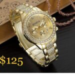 Watch: Silver Geneva Stainless Steel "Gold"
