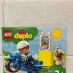 Lego Duplo (5pc puzzle - Police Motorcycle) ages 2+
