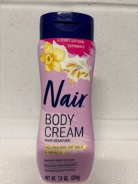 Nair Body Cream Hair Remover - Nourishing Oat Milk & Vanilla 7.9oz