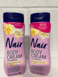 Nair Body Cream Hair Remover - Nourishing Oat Milk & Vanilla 7.9oz - Image 3