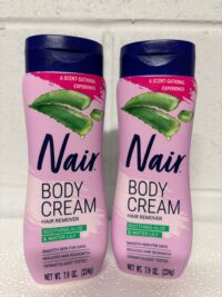 Nair Body Cream Hair Remover - Soothing Aloe & Water Lily 7.9oz - Image 3