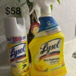 Lysol Disinfectant Spray & All Purpose Cleaner - Lemon Breeze  Scent