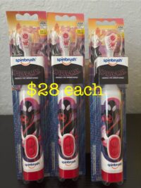Kids Spin brush Toothbrush - Spiderman