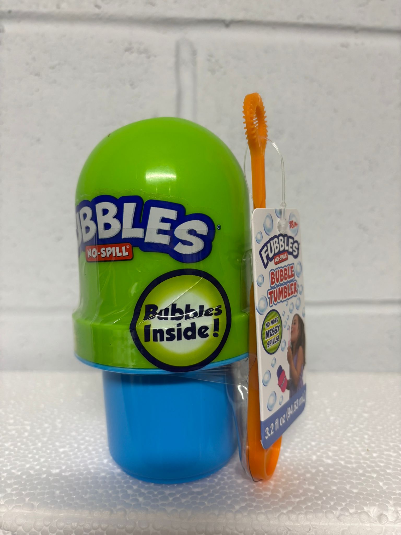 ffd4274c-d59c-480c-9d9d-558d3dd55fca Fubbles Bubble Tumbler 3.2floz - (Blue) 3+ - Image 1