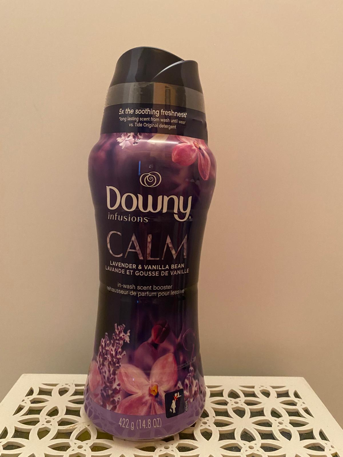 eee151 Downy Infusions "Calm" Lavender & Vanilla Bean In wash Scent Boosters 14.8oz - Image 1