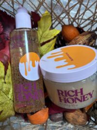 Victoria's Secret Rich Honey Body Oil & Such A Softie Body Scrub [Combo]