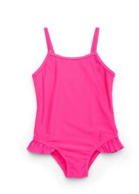 Wonder Nation - Toddler Girl One- Piece Ruffle Swimsuit (18mths)