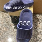 KOUECI Kids Cloud Slides Boys Girls Shower Slippers (Size 28-29)