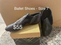 Shoes for Girls and Boys Slip-On Leather Dance Shoes (Toddler/Little Kid/Big Kid) - (Size 7)