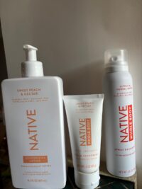 Native Moisturizing Body Lotion,  Body Cream  & Whole Body Spray "Sweet Peach & Nectar" rizing Body Lotion,  Body Cream  & Whole Body Spray "Sweet Peach & Nectar"