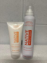 Native Moisturizing Body Cream  & Whole Body Spray "Sweet Peach & Nectar"