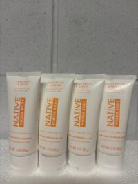 Native Whole Body Sweat Absorbing Cream Deodorant "Sweet Peach & Nectar" 3oz - Image 3
