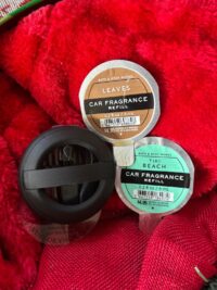 Leaves & Tiki Beach [Car Fragrance Refills]  & Black Vent or Visor Clip