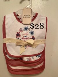 Sandy & Simon 5pc (Burp clothes) - smile & dream