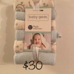 Baby Gear-12pc Washcloths Blue & with moon mix