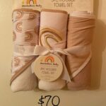 Manhattan Baby 3pc Hooded Towel -Rainbows Design