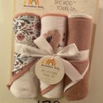 Manhattan Baby 3pc Hooded Towel - Pink Flowers