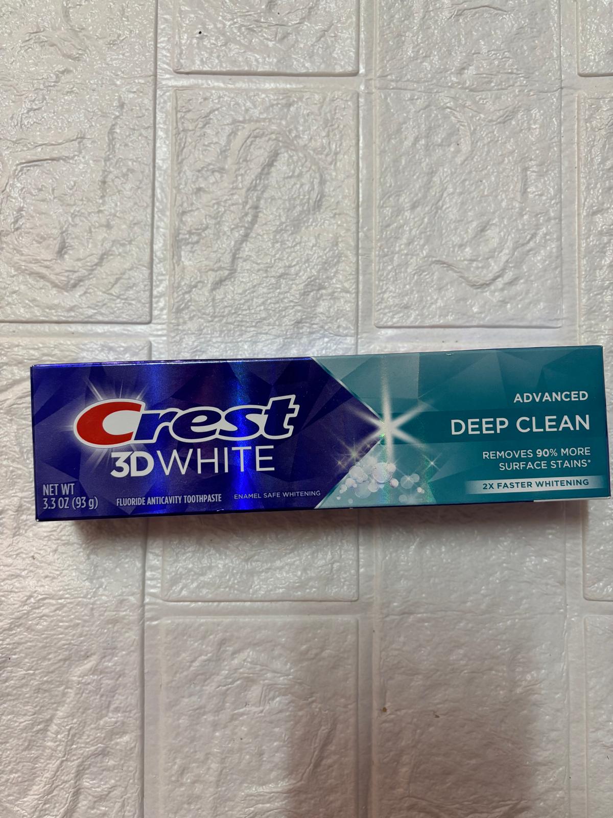 z5 Crest 3D White Advance Deep Clean Toothpaste 3.3oz - Image 1